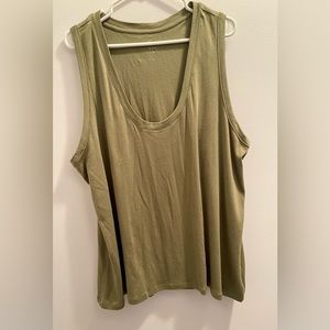 Women’s Olive Tank Top 3x
